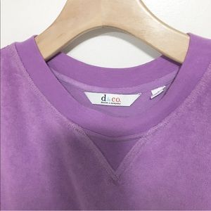Denim&Co Tops - Used/ terrycloth lavender t shirts Denim&Co Tops - Used/ terrycloth lavender t shirts